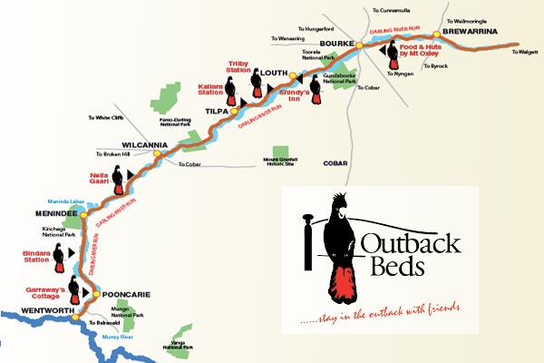  The Darling River Run Outback Travel Map
